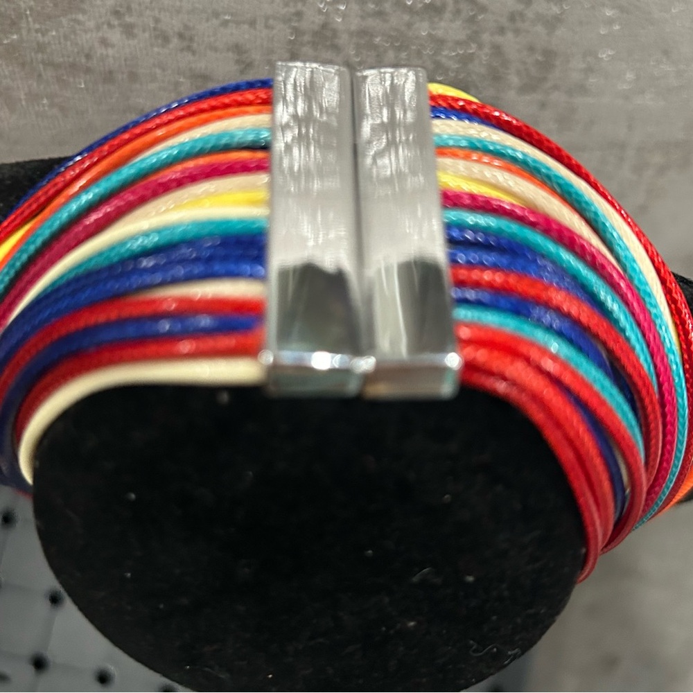 Multicolor Layered Necklace - Picture 2 of 2